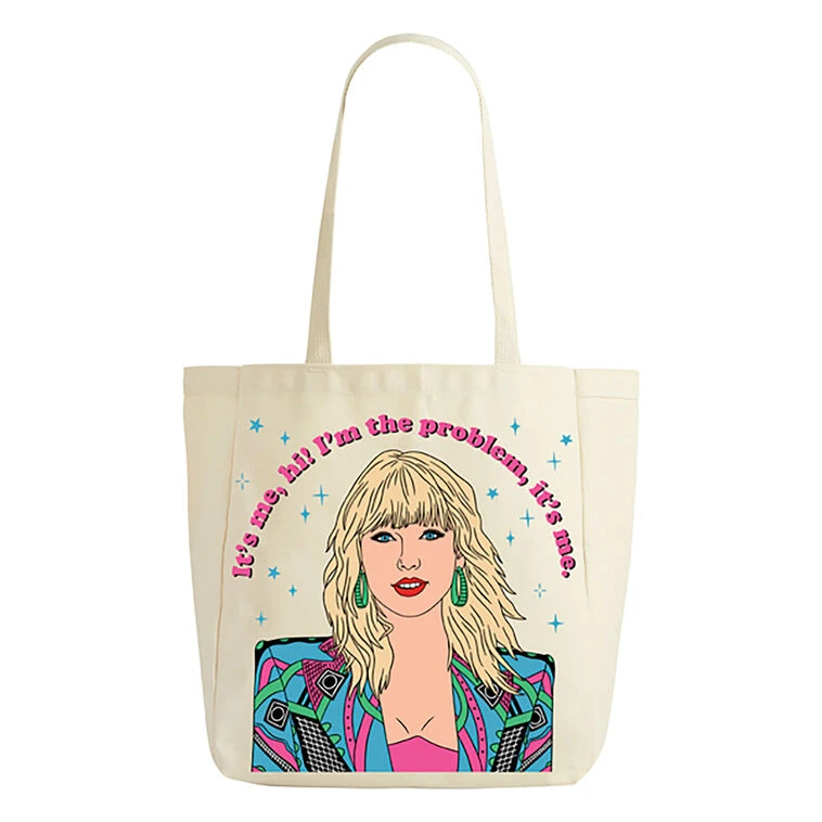 The Found Taylor Swift I'm The Problem Tote 1 The Found Taylor Swift I'm The Problem Tote