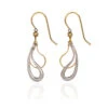 Silver Forest Playful Paisley Duet Drop Earrings