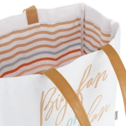 Hallmark Big Fan Of God's Plan Canvas Tote Bag 6 Hallmark Big Fan Of God's Plan Canvas Tote Bag -Vera Bradley Shop Big Fan of Gods Plan Canvas Tote Bag 1FAI1220 03