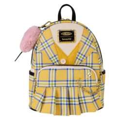 Loungefly Clueless Cher Cosplay Yellow Plaid Mini Backpack