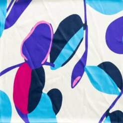 Sylvia Mollie Vibrant Vines Floral Scarf -Vera Bradley Shop Colorful Floral Vine Scarf With Pink Trim 1MHG1018 04