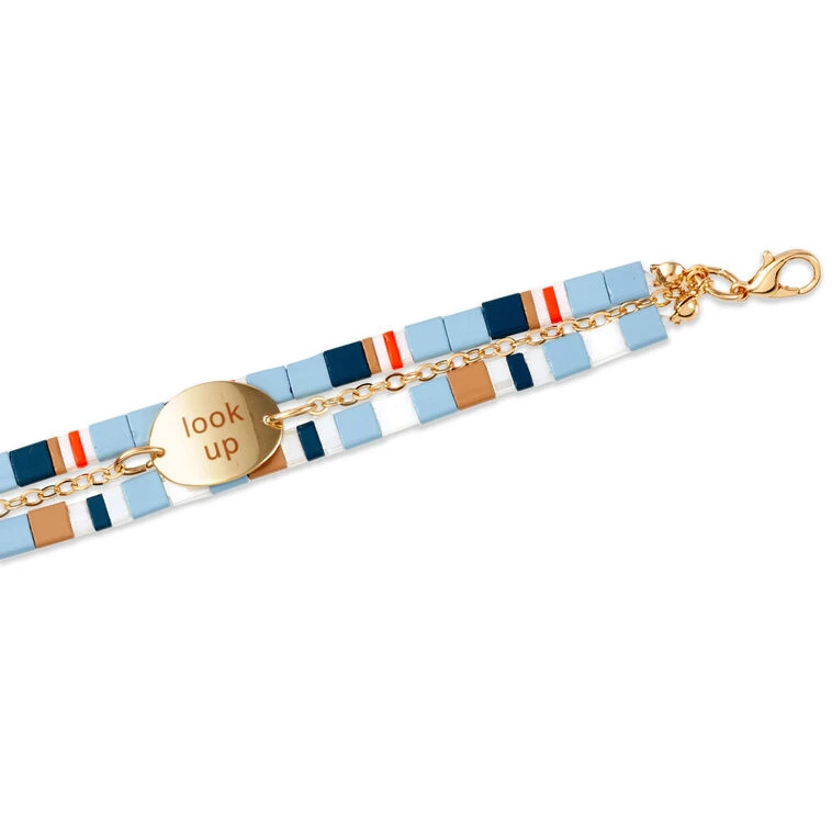 Hallmark DaySpring Look Up Triple-Strand Bracelet 2 Hallmark DaySpring Look Up Triple-Strand Bracelet - Image 2