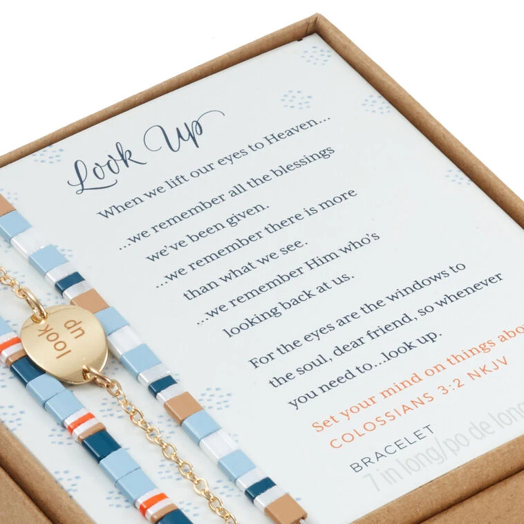 Hallmark DaySpring Look Up Triple-Strand Bracelet 4 Hallmark DaySpring Look Up Triple-Strand Bracelet - Image 4