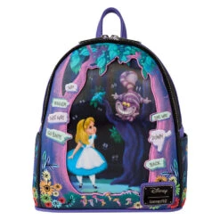 Loungefly Disney Alice In Wonderland Cheshire Cat Mini Backpack