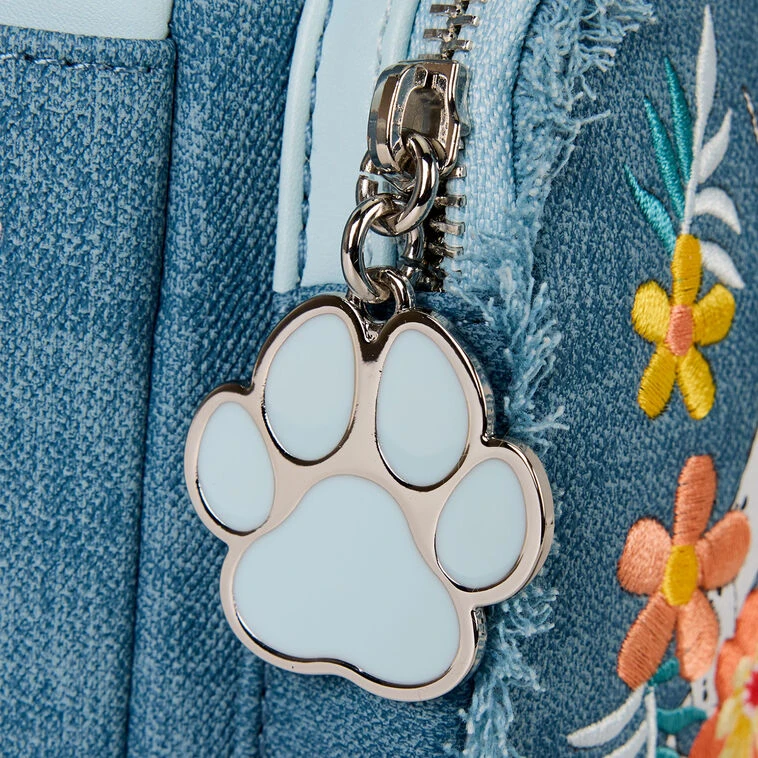 Loungefly Disney Dogs And Cats Denim Mini Backpack 5 Loungefly Disney Dogs And Cats Denim Mini Backpack - Image 5