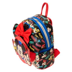 Loungefly Disney Mickey Mouse And Friends Backpack And Headband -Vera Bradley Shop Disney Mickey Mouse Backpack and Mouse Ears Headband WDBKS0025 04