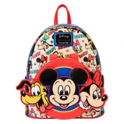 Loungefly Disney Mickey Mouse And Friends Backpack And Headband -Vera Bradley Shop Disney Mickey Mouse Backpack and Mouse Ears Headband WDBKS0025 05