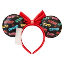 Loungefly Disney Mickey Mouse And Friends Backpack And Headband -Vera Bradley Shop Disney Mickey Mouse Backpack and Mouse Ears Headband WDBKS0025 08
