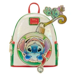 Loungefly Disney Stitch Holiday Mini Backpack 10 Loungefly Disney Stitch Holiday Mini Backpack -Vera Bradley Shop Disney Stitch Christmas Ornament Backpack WDBK4270 04
