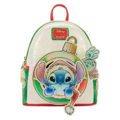Loungefly Disney Stitch Holiday Mini Backpack 11 Loungefly Disney Stitch Holiday Mini Backpack -Vera Bradley Shop Disney Stitch Christmas Ornament Backpack WDBK4270 05
