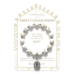 Jilzarah First Communion Beaded Bracelet For Kids