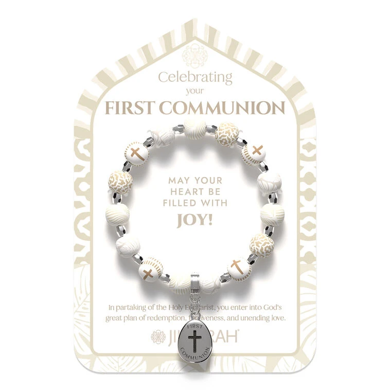 Jilzarah First Communion Beaded Bracelet For Kids 1 Jilzarah First Communion Beaded Bracelet For Kids