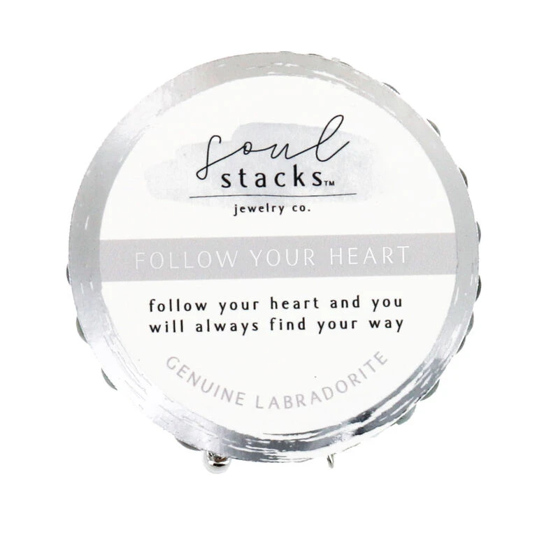 Soul Stacks Follow Your Heart Beaded Stretch Bracelets, Set Of 3 2 Soul Stacks Follow Your Heart Beaded Stretch Bracelets, Set Of 3 - Image 2