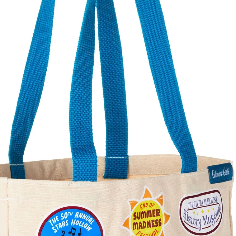 Hallmark Gilmore Girls Stars Hollow Town Festivals Canvas Tote Bag 3 Hallmark Gilmore Girls Stars Hollow Town Festivals Canvas Tote Bag - Image 3