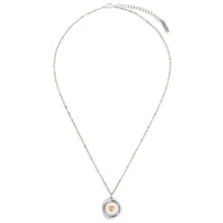 Heart Charm Dear You My Love Necklace, 17.5" 5 Heart Charm Dear You My Love Necklace, 17.5" -Vera Bradley Shop Gold Heart Silver Charm Necklace 1005060053 03