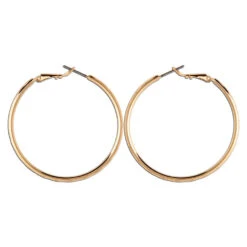 Rain Jewelry Gold Wire Hoop Earrings