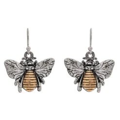 Rain Jewelry Metal Bee Drop Earrings
