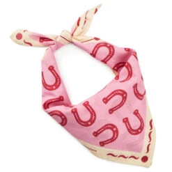 Hallmark X Opry® Horseshoes On Pink Bandana