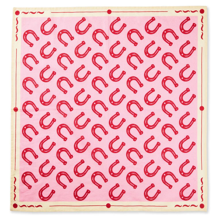 Hallmark X Opry® Horseshoes On Pink Bandana 2 Hallmark X Opry® Horseshoes On Pink Bandana - Image 2