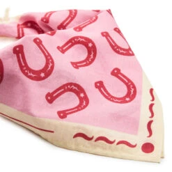 Hallmark X Opry® Horseshoes On Pink Bandana 7 Hallmark X Opry® Horseshoes On Pink Bandana -Vera Bradley Shop Hallmark and Grand Ole Opry Horseshoe Pink Bandana 1OPR1022 04