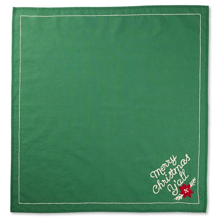 Hallmark X Opry® Merry Christmas Y'all Green Bandana 2 Hallmark X Opry® Merry Christmas Y'all Green Bandana - Image 2