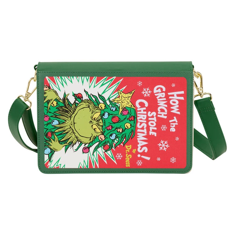 Loungefly Dr. Seuss Grinch Book Crossbody Bag 1 Loungefly Dr. Seuss Grinch Book Crossbody Bag