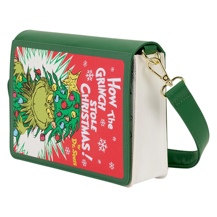Loungefly Dr. Seuss Grinch Book Crossbody Bag 4 Loungefly Dr. Seuss Grinch Book Crossbody Bag - Image 4