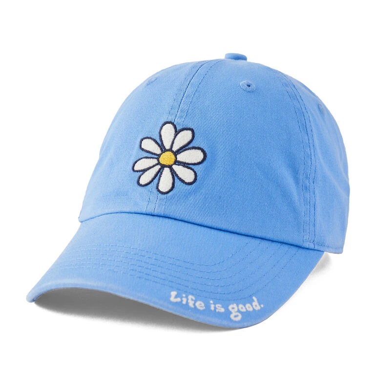 Life Is Good Daisy Cornflower Blue Baseball Cap 1 Life Is Good Daisy Cornflower Blue Baseball Cap