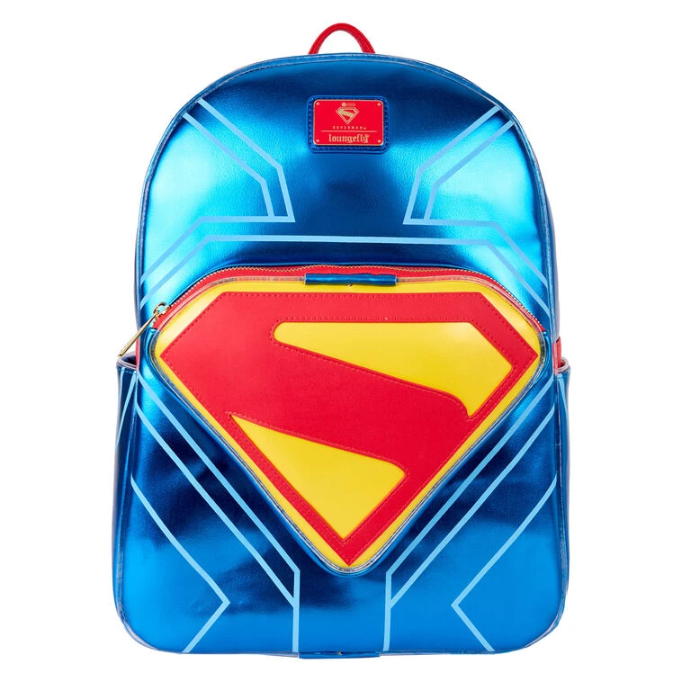 Loungefly WB DC Superman Glow, Light-Up Backpack 1 Loungefly WB DC Superman Glow, Light-Up Backpack