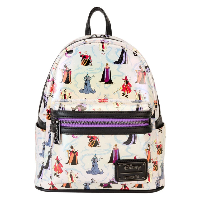 Loungefly Disney Villains Iridescent Mini Backpack 1 Loungefly Disney Villains Iridescent Mini Backpack
