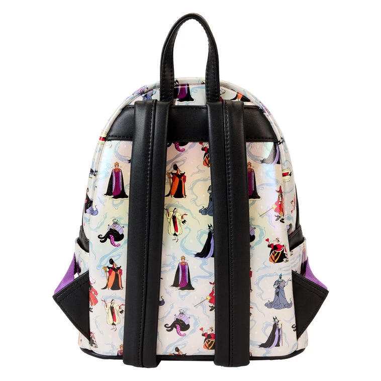 Loungefly Disney Villains Iridescent Mini Backpack 2 Loungefly Disney Villains Iridescent Mini Backpack - Image 2
