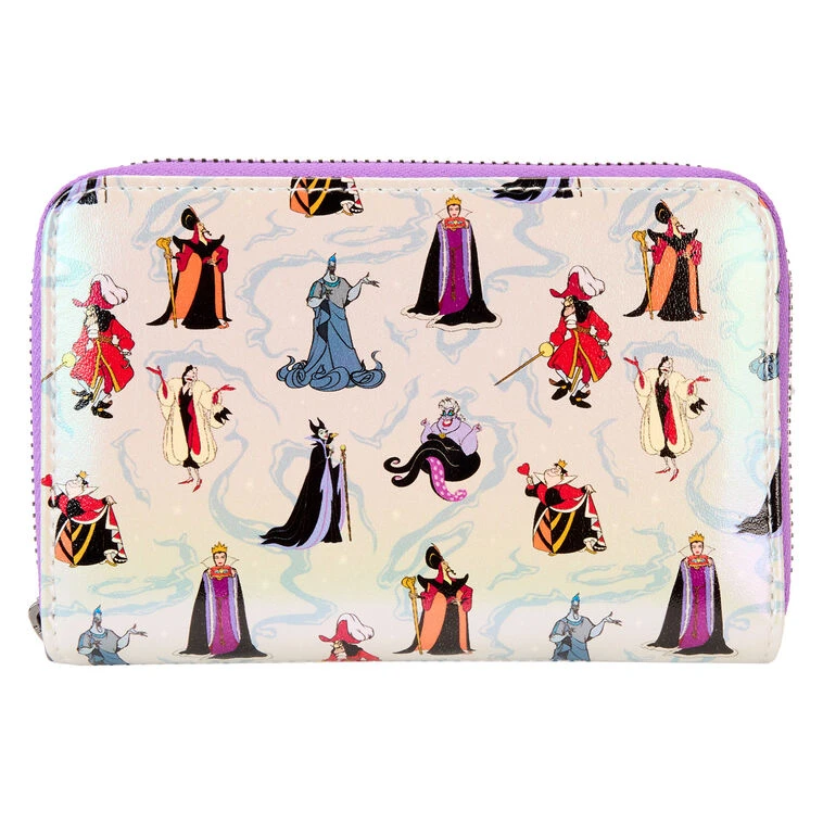 Loungefly Disney Villains Iridescent Zip-Around Wallet 1 Loungefly Disney Villains Iridescent Zip-Around Wallet