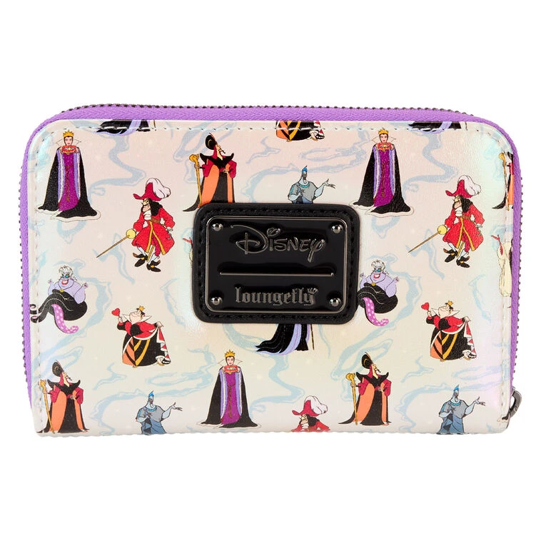 Loungefly Disney Villains Iridescent Zip-Around Wallet 2 Loungefly Disney Villains Iridescent Zip-Around Wallet - Image 2