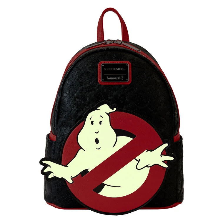 Loungefly Ghostbusters No Ghosts Logo Glow-in-the-Dark Mini Backpack 2 Loungefly Ghostbusters No Ghosts Logo Glow-in-the-Dark Mini Backpack - Image 2