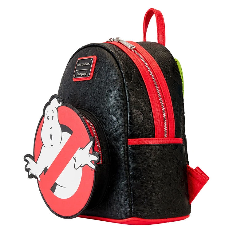 Loungefly Ghostbusters No Ghosts Logo Glow-in-the-Dark Mini Backpack 4 Loungefly Ghostbusters No Ghosts Logo Glow-in-the-Dark Mini Backpack - Image 4