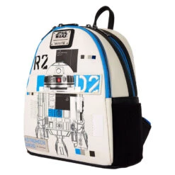 Loungefly Star Wars R2-D2 Astromech Droid Mini Backpack -Vera Bradley Shop Loungefly Star Wars Droid Mini Backpack STBK0450 03