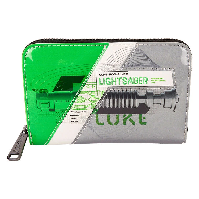 Loungefly Star Wars Luke Skywalker Lightsaber Zip-Around Wallet 1 Loungefly Star Wars Luke Skywalker Lightsaber Zip-Around Wallet