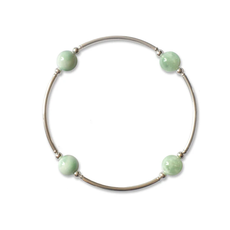 Made As Intended Green Angelite Blessing Bracelet 1 Made As Intended Green Angelite Blessing Bracelet