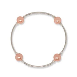 Made As Intended Peach Pearl Blessing Bracelet