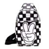 Buckle-Down Disney Mickey Mouse Peace Sign Crossbody Sling Bag