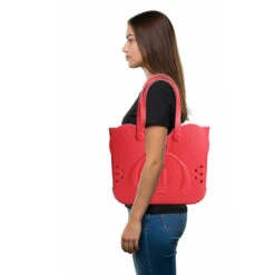 Bioworld Disney Mickey Mouse Red Molded Large Tote Bag -Vera Bradley Shop Mickey Mouse Face Red Plastic Tote Bag LTA76QJDSYPP00 06