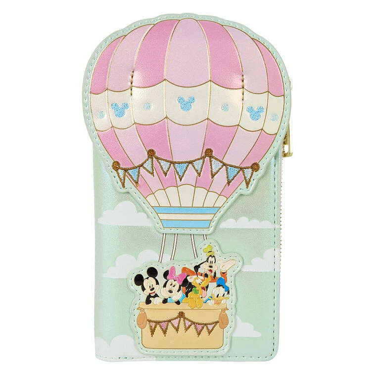 Loungefly Disney Mickey And Friends Hot Air Balloon Flap Wallet 1 Loungefly Disney Mickey And Friends Hot Air Balloon Flap Wallet