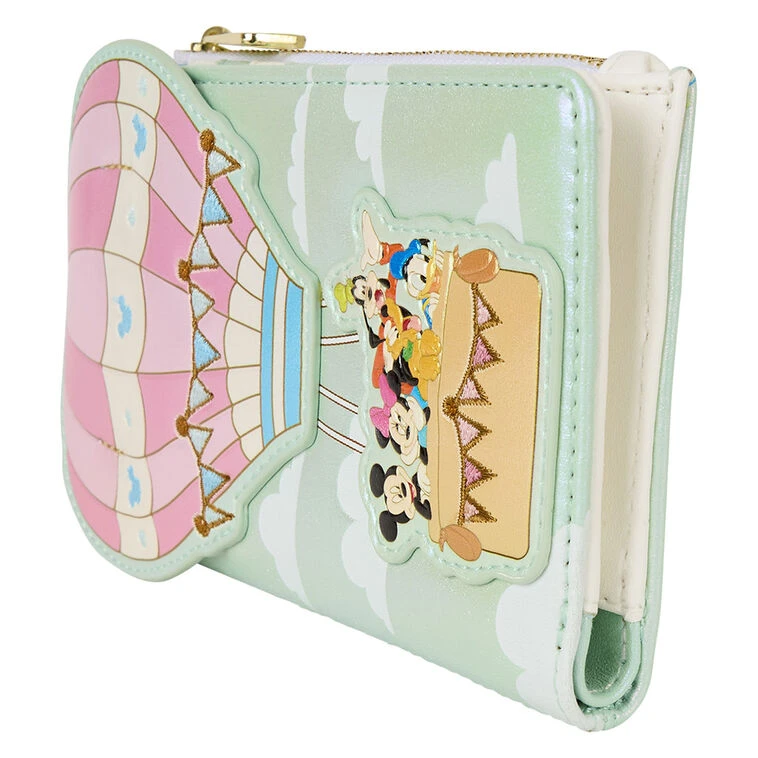 Loungefly Disney Mickey And Friends Hot Air Balloon Flap Wallet 3 Loungefly Disney Mickey And Friends Hot Air Balloon Flap Wallet - Image 3