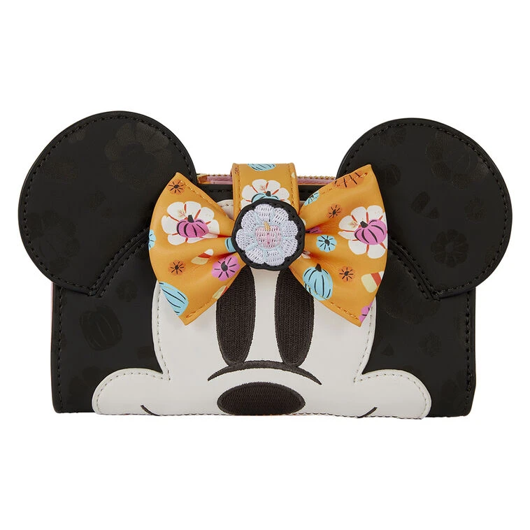 Loungefly Disney Minnie Mouse Pumpkin Zip-Around Wallet 1 Loungefly Disney Minnie Mouse Pumpkin Zip-Around Wallet