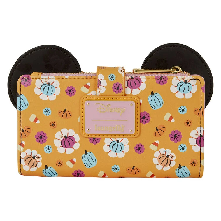Loungefly Disney Minnie Mouse Pumpkin Zip-Around Wallet 3 Loungefly Disney Minnie Mouse Pumpkin Zip-Around Wallet - Image 3