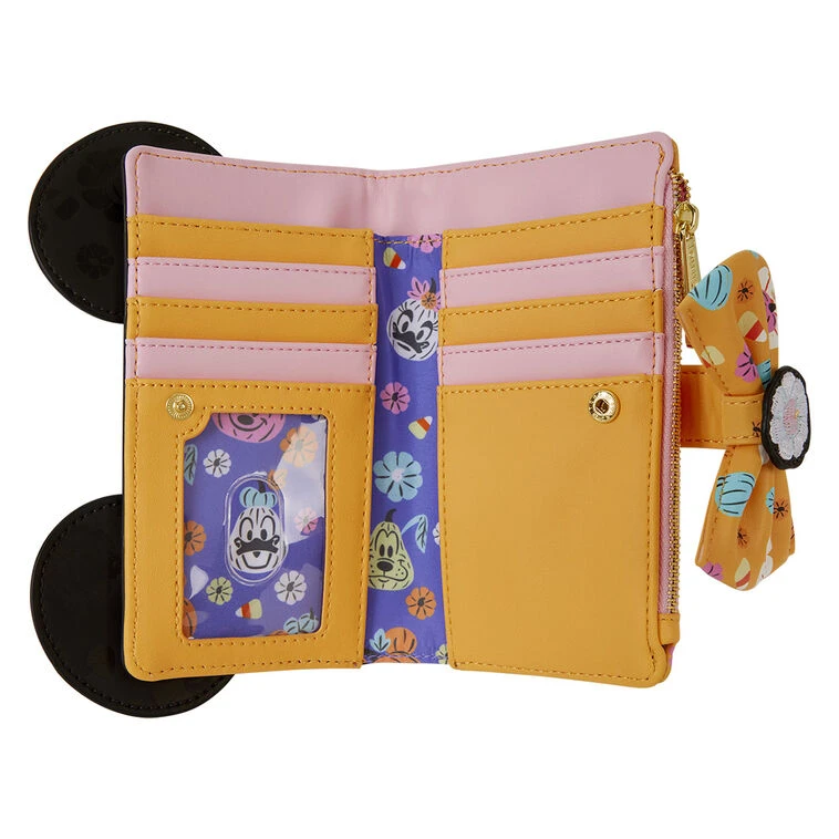 Loungefly Disney Minnie Mouse Pumpkin Zip-Around Wallet 5 Loungefly Disney Minnie Mouse Pumpkin Zip-Around Wallet - Image 5