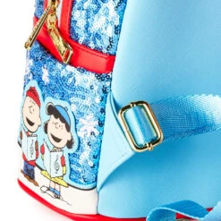 Loungefly Peanuts Sequin Holiday Mini Backpack -Vera Bradley Shop Peanuts Holiday Mini Backpack From Loungefly PNBK0052 04