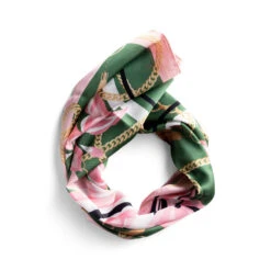 Sylvia Mollie Pink And Green Dream Fashion Scarf