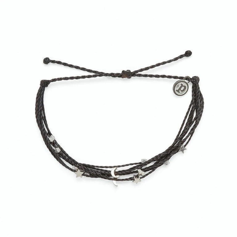 Pura Vida Black And Silver Celestial Malibu Bracelet 1 Pura Vida Black And Silver Celestial Malibu Bracelet