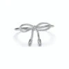 Pura Vida Silver Bow Ring, Size 6